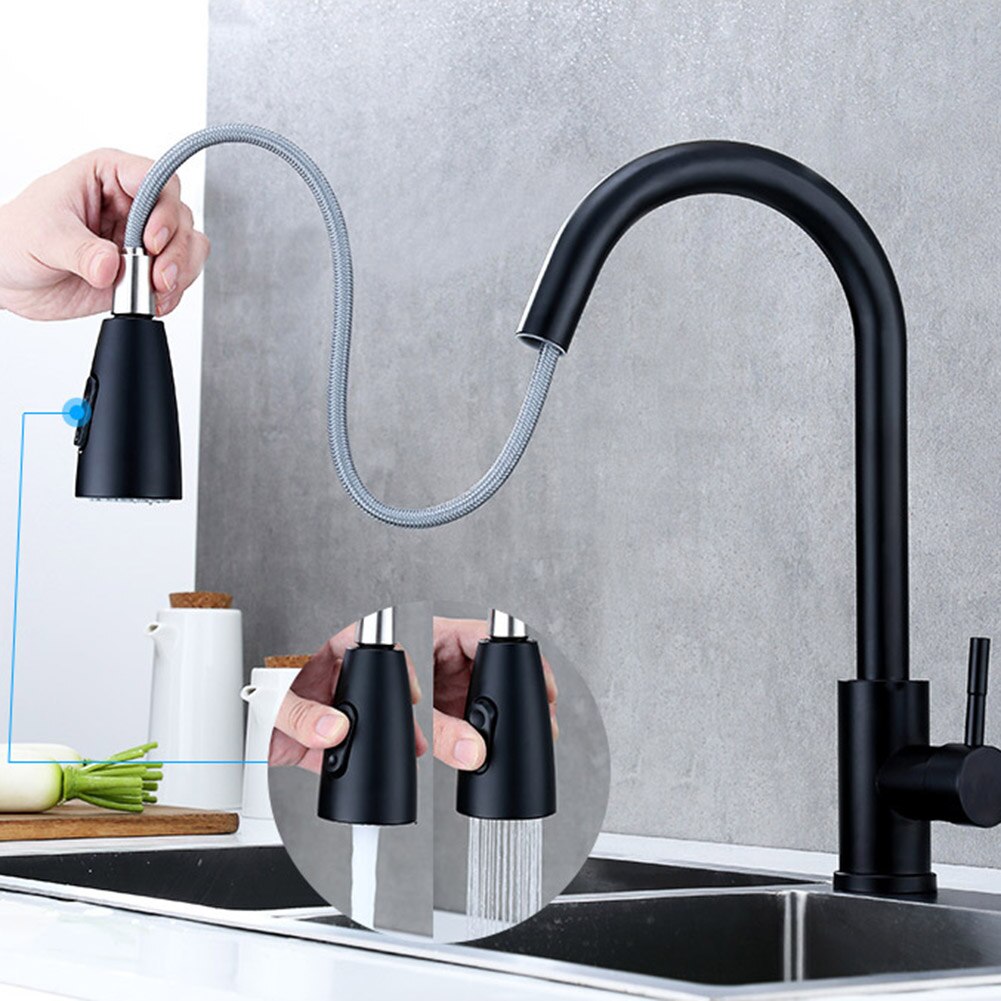Douche Sprinkler Keuken Sproeikop Kraan Trek Kraan Quick-Connect Slang Trek Keuken Water Filter Tap