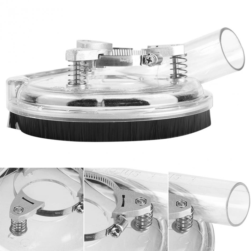 BMBY-Dust Shroud Kit Dry Grinding Dust Cover For 125Mm Angle Grinder Hand Grinder Power Tool Accessories