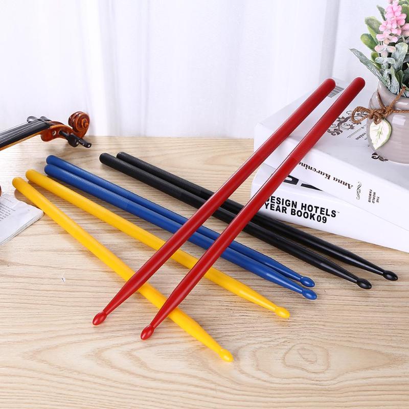 1 Pair Drumsticks Nylon Drum Stick Percussion Instruments Drum Accessories Applicable Musical Instruments In Drum Kit 4 Colors