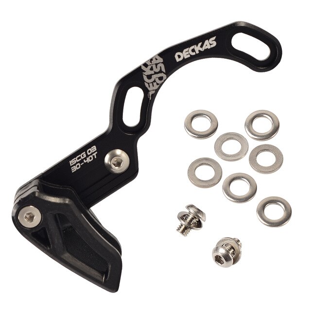 Deckas Bike Chain Guide Mtb Fiets Chain Guide 1X Systeem ISCG03/ISCG05/Bb Mount Cnc Single Speed Breed smalle Gear Chain Guide: ISCG03 Black