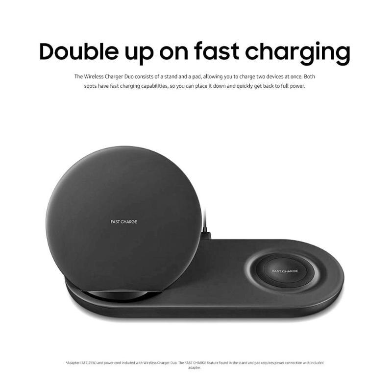 Mobile Phone Wireless Charger Fast Charging Stand Dock for Samsung Galaxy Note 9 Holder for Watch Mobile Phone Holder
