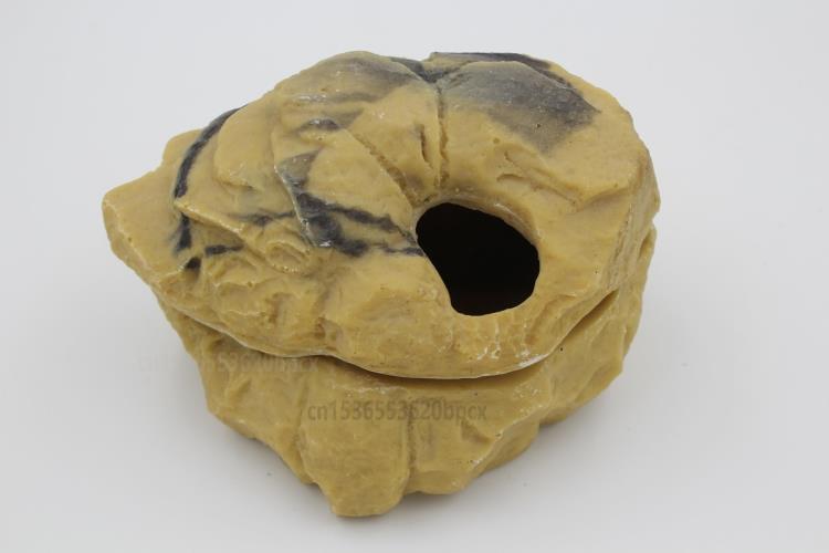 Simulation Rock Reptile Den Corn Snake Den Pet Python Hole Reptile Avoiding Cave Pet Supplies