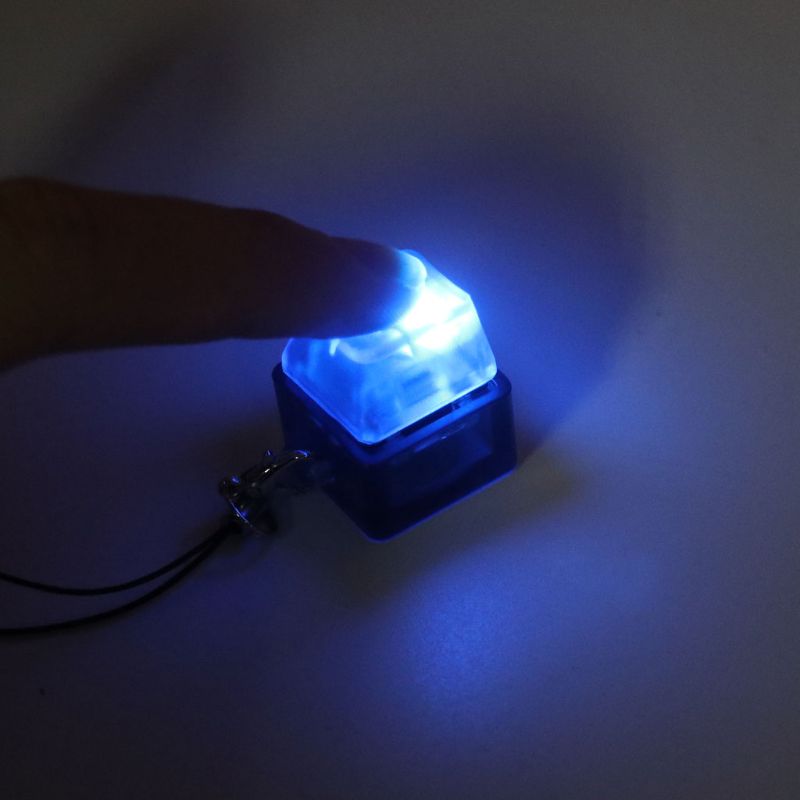Mechanical Switch Keychain Light Up Backlit For Keyboard Switches Tester Kit with LED Light