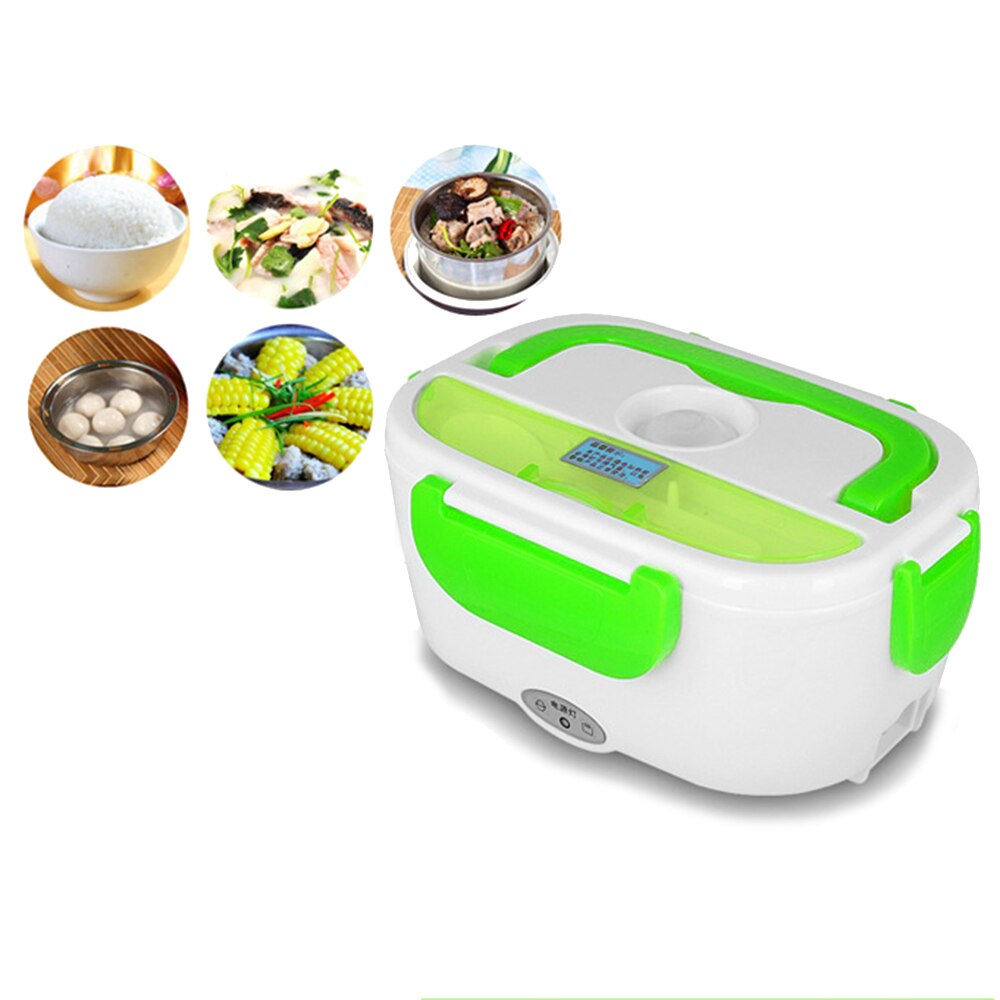 1.3L-1.5 L Portable Car Electric Lunch Box Food Storage Container Heater 40W 110V Food Grade Plastic Truck Oven Cooker