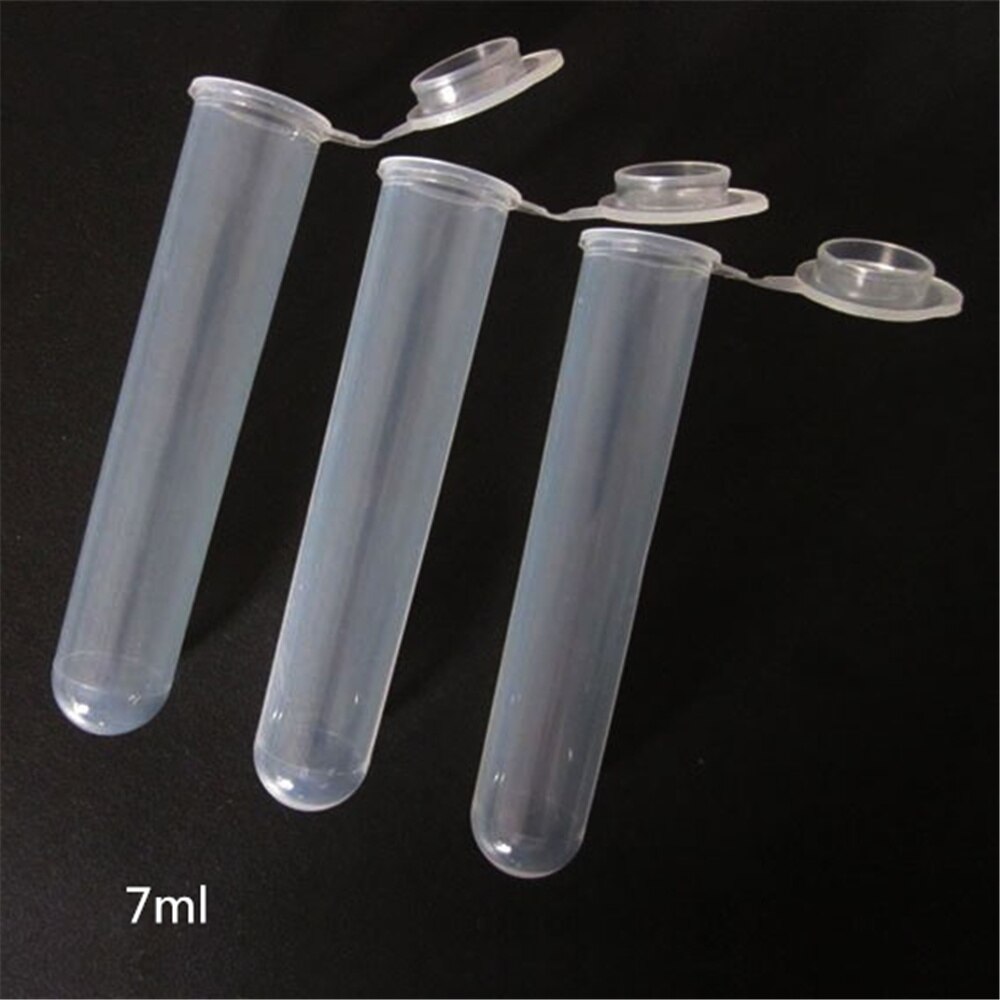 200pcs 7ml Sample Preparation Round Bottom Micro Centrifuge Tubes