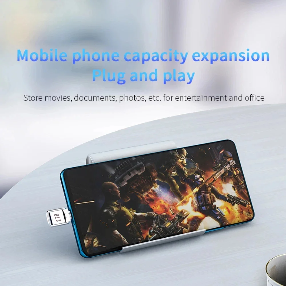Xiaomi 2TB USB Flash Drive 3.2 Type C PenDrive Memory Stick 256GB 1TB 2TB Pen Drive Flash Disk voor PC Smartphone Opslag U Disk