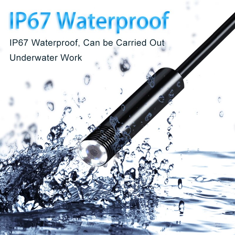 8mm Endoskop Kamera 1080 P HD USB Endoskop mit 8 LED 1/2/5 m Kabel Wasserdicht inspektion Endoskop für Android PC