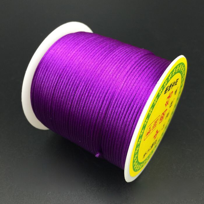55m 1.5mm mjuk satin råttsvans siden makrame sladd nylon halsband smycken fynd vaxad sladd strängtråd för gör-det-själv armband: 10