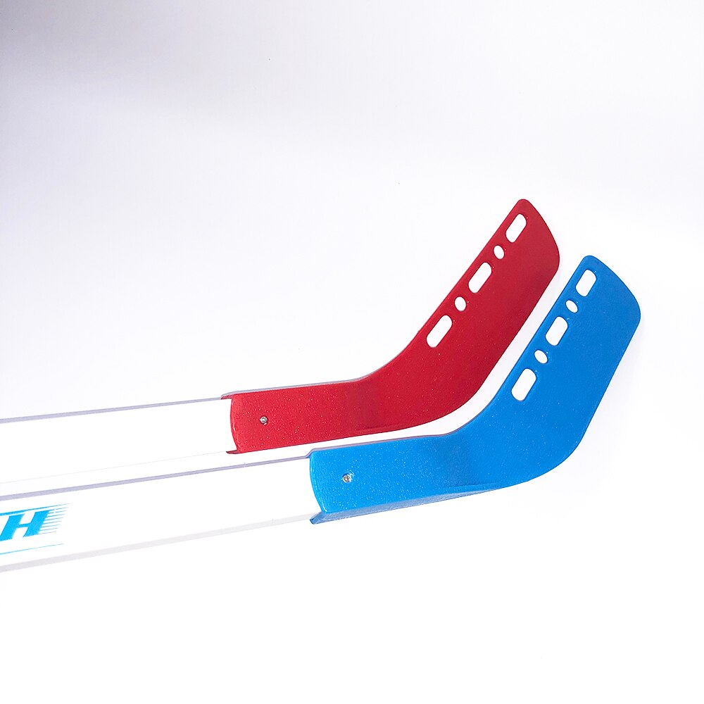 4 stk / sett barn barn vinterhockey stick treningsverktøy plast 2 x pinner 2 xball vintersport leketøy passer i 3-12 år