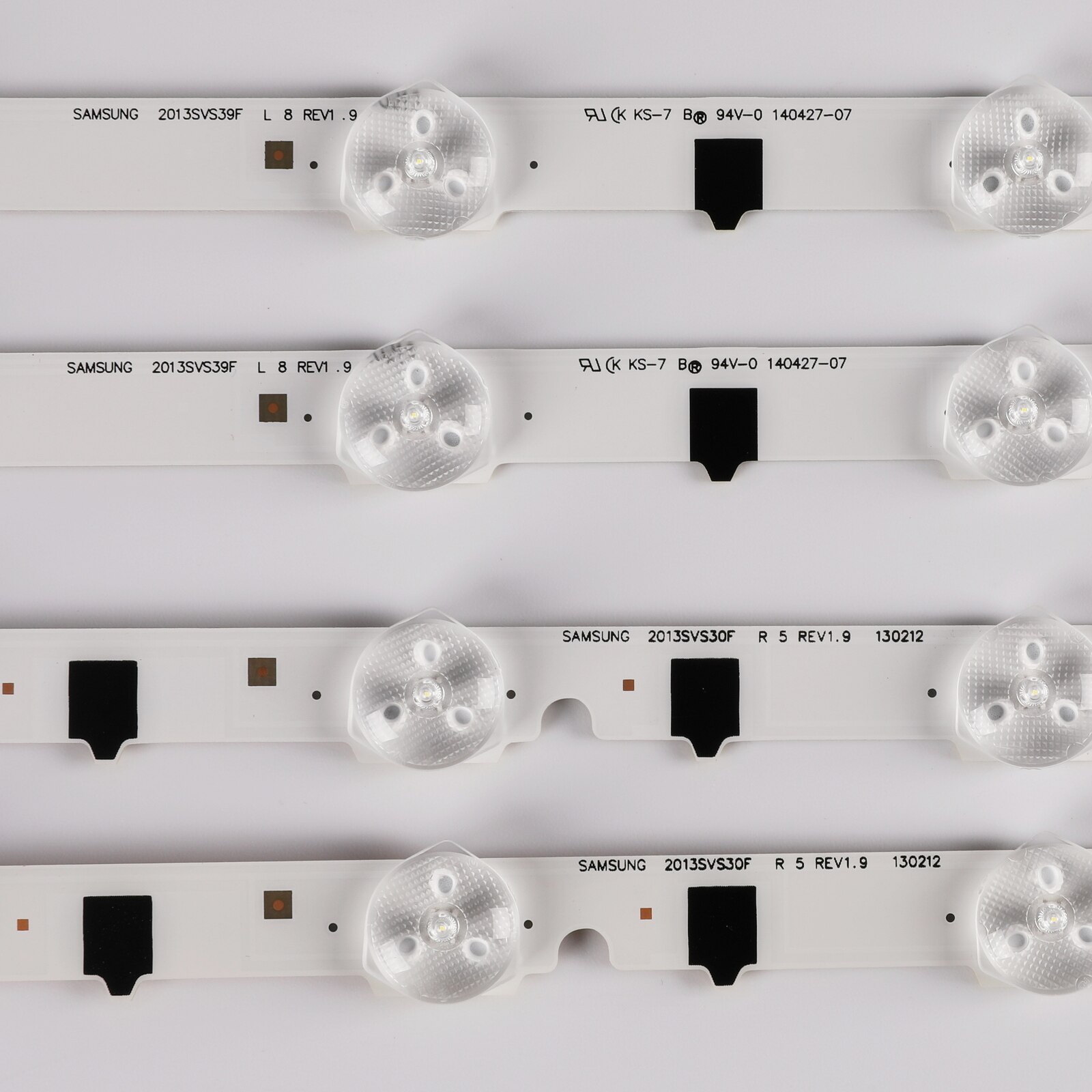 Tira de luces LED de retroiluminación para TV Samsung, Kit de barras de iluminación para modelos UE39F5300, UE39F5370, UE39F5700, D2GE-390SCA y B-R3, L, 8 y 5, 2013SVS39F