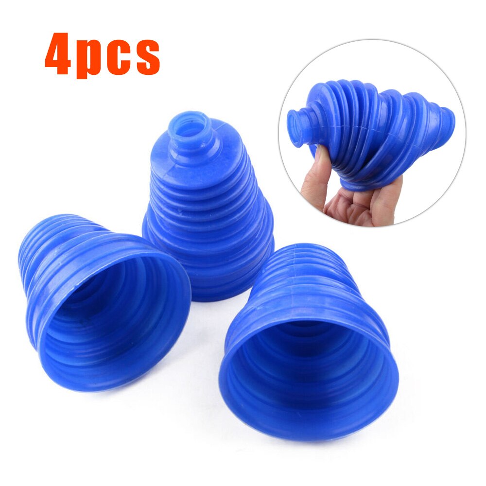 4pcs Joint Boot Drive Shaft Silicone Constant-Velocity Durable Practical