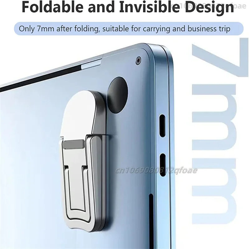 Verstelbare opvouwbare laptopstandaard Mini-poten Ultradunne draagbare ondersteuning voor Macbook Notebook Koelhouder Voeten Onzichtbare beugel