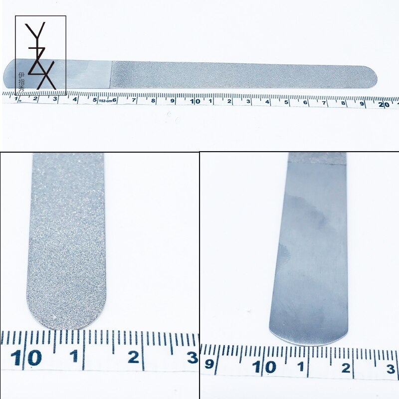 YZX 1 stks Duurzaam Gel Manicure Nagelvijl Lime Metalen Dubbele Kanten Schuren Polijsten Buffer Slijpen Verwijderen Ribbels Nail Art gereedschap