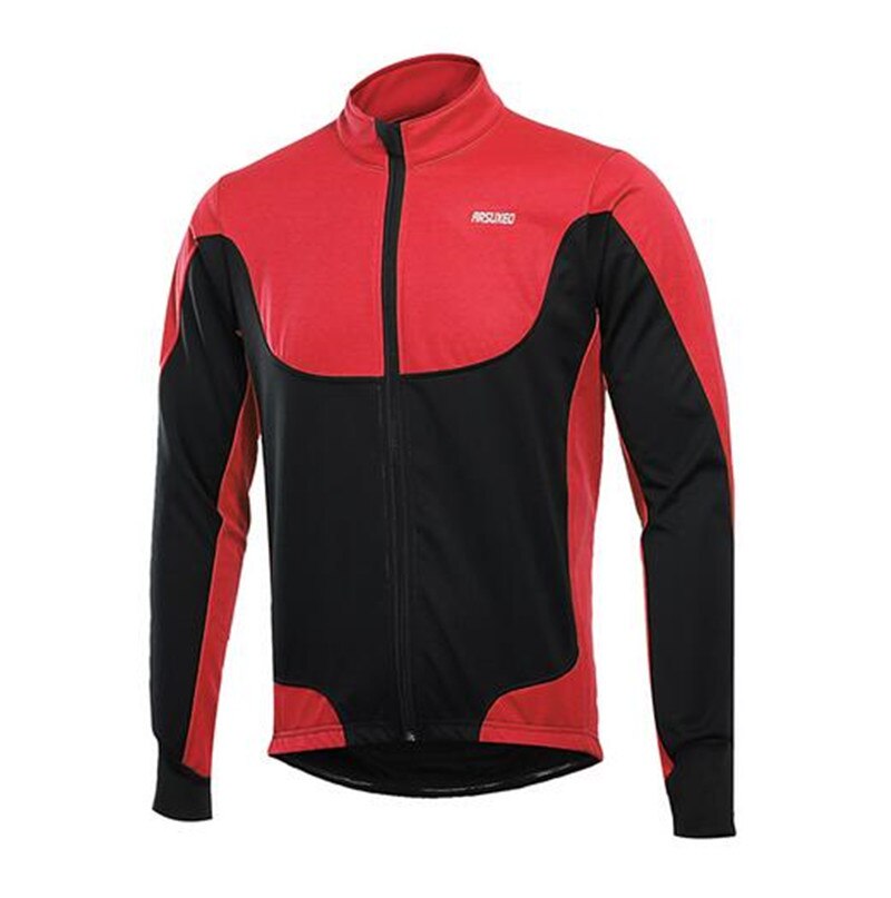 Arsuxeo fietsjack winter thermische warming-up fleece mtb fietsjack lichtgewicht winddicht waterdicht fietsjack