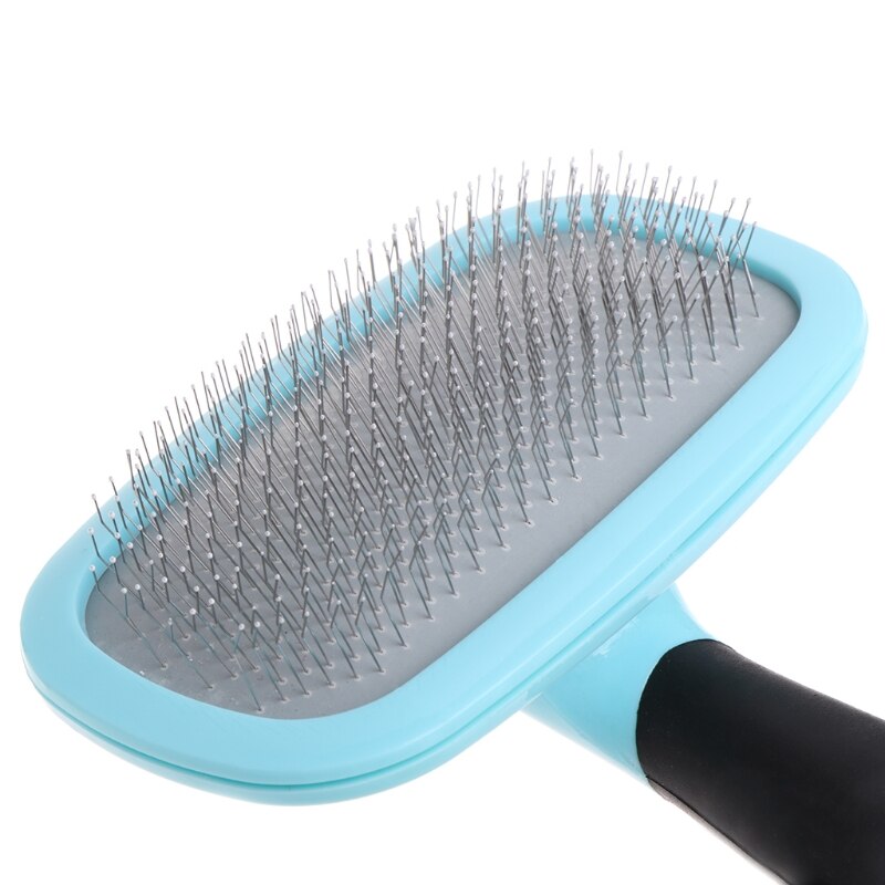 1 Pc 360 Graden Draaibare Handvat Vergieten Haar Borstel Pin Bont Grooming Trimmer Kam Tool Voor Pet Hond Kat