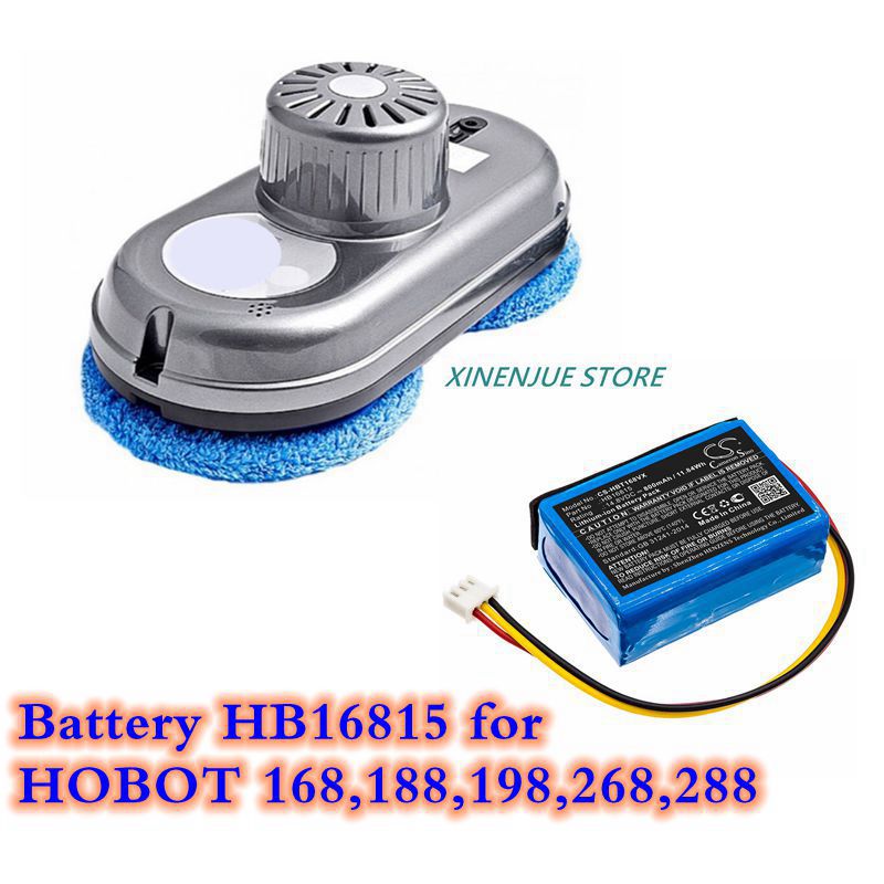 Window Cleaning Robot Battery 14.8V/800mAh HB16815 for HOBOT 168,188,198,268,288