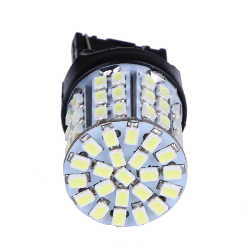 Bombilla LED T20 W21W 7443 7440 1206 para freno trasero de coche, lámpara blanca de 12V 1,5 W 6000K, 1 unidad
