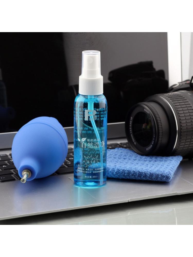 Camera Lens Cleaning Kit - Air Blower, Cleaning Brush, Clean Cloth