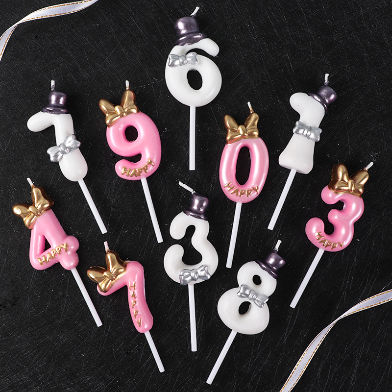 Cakelove bolos de 0 a 9 números, vela para festa de aniversário, itens para bolo, números de bolo, aniversário, festa de idade decorações