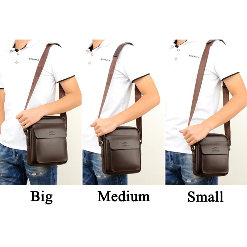 sac à bandoulière en cuir Pu sacs de messager de hommes sac à main concepteur mâle sac à bandoulière WBS530