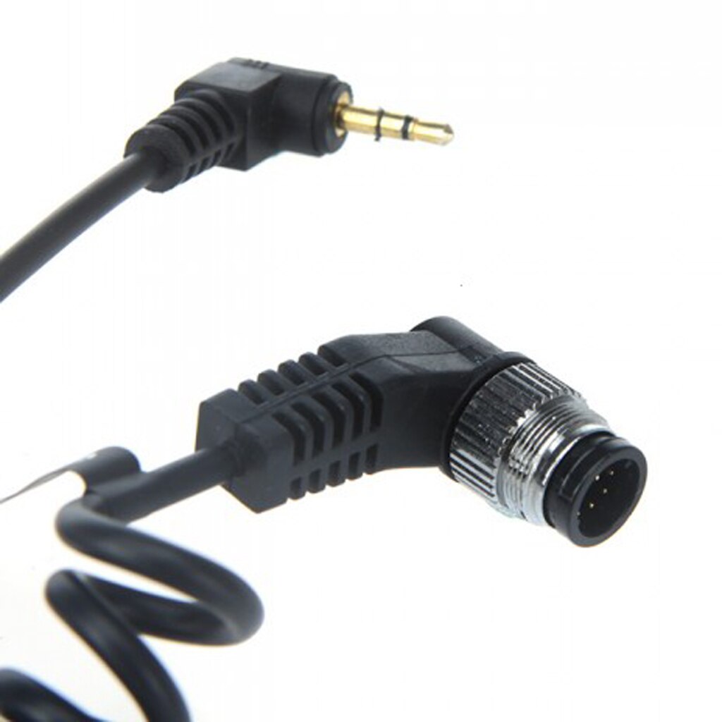 Cable disparador de cámara para Nikon D3X D4 D3 D700 D800 D800E D300S D300 D200 2,5mm, Palstic chapado en oro