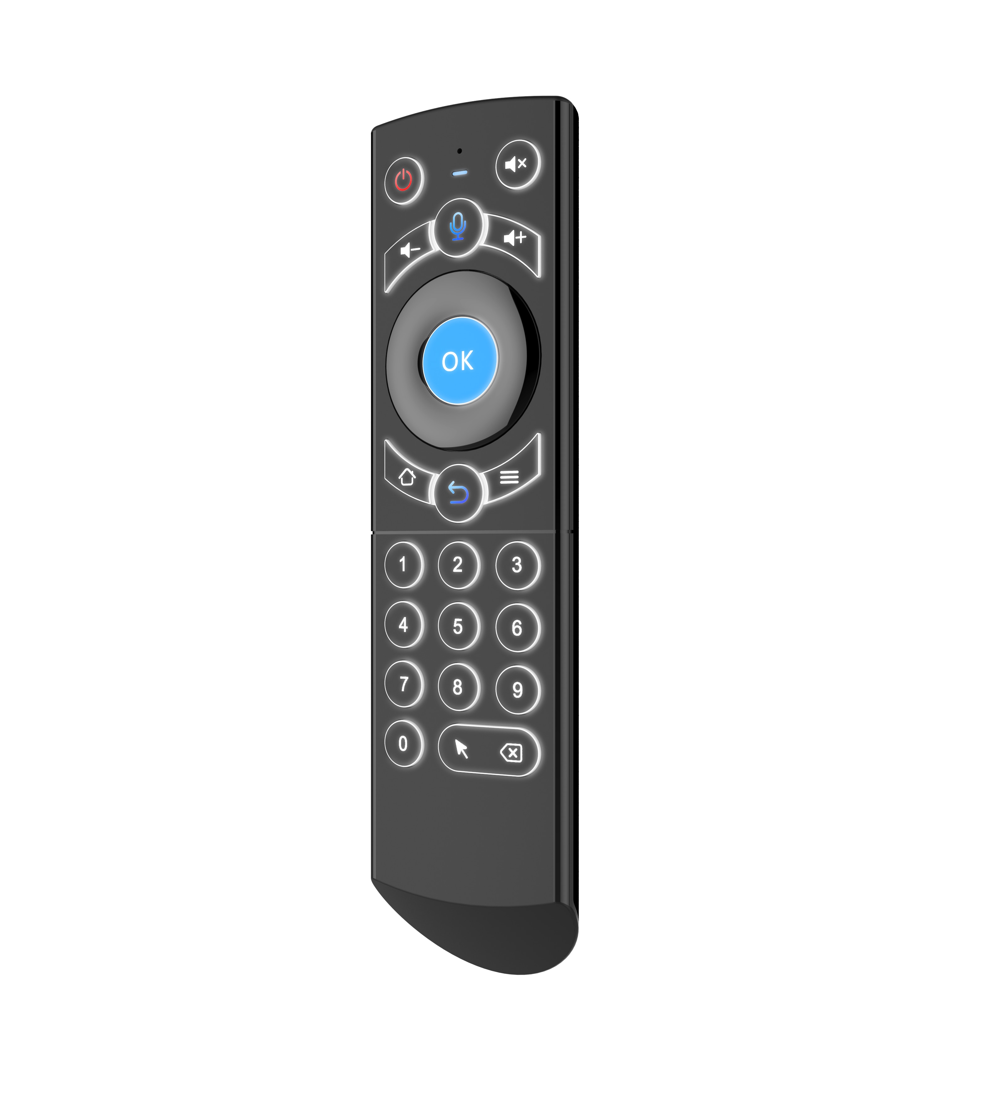Q7 Backlit Gyro Wireless Air Mouse 2.4G Smart Voice Remote Control IR Learning for Ugoos X3pro plus Android TV Box vs G21Pro