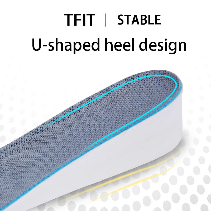 Hoogte Toename Inlegzolen Voor Mannen/Vrouwen 1.5/2.5/3.5 Cm Up Invisiable Arch Ondersteuning Orthopedische Inlegzolen Shock absorptie Eva Materiaal