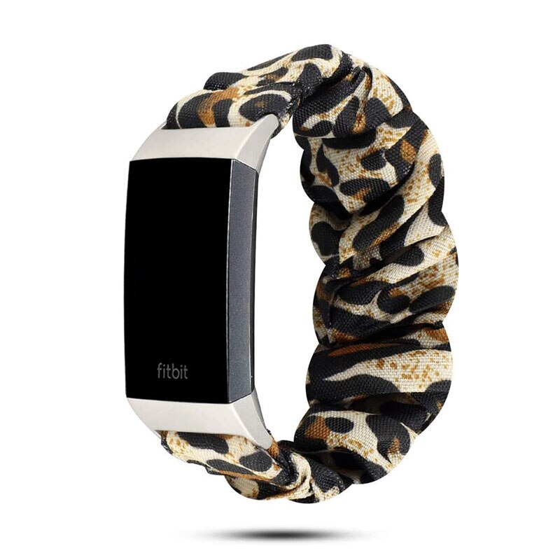 Scrunchies Elastic Strap For Fitbit Charge 4/Charge 3 Women Soft Leisure Fabric Replacement Bracelets For Fitbit Charge4 Correa: Color 7 / For Fitbit Charge 4
