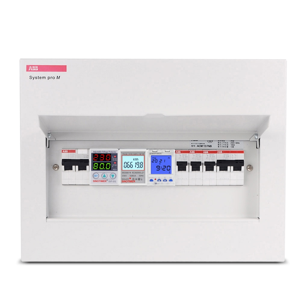 3 Functions Into 1 Body Calendar Display Programmable Time Switch with Pulse and Countdown Functions
