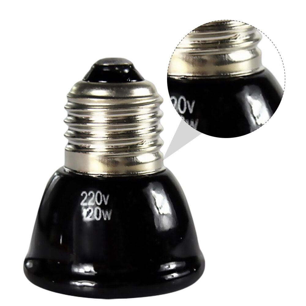 1Pc Heat Lamp Premium Portable Lightweight Durable Heating Light Heat Preservation Lamp Heat Emitter for Reptile Turtle