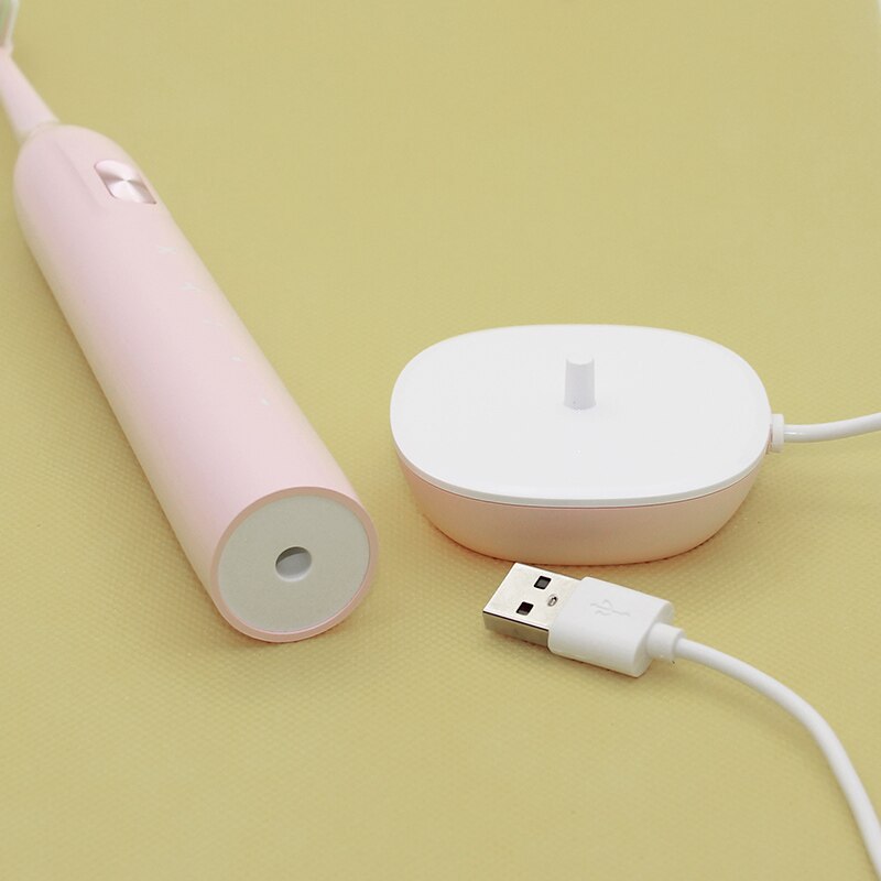 Cepillo de dientes eléctrico para adulto, cepillo de dientes eléctrico sónico con batería de 2000mAh para 90 días, carga USB, resistente al agua, 45000 veces/min