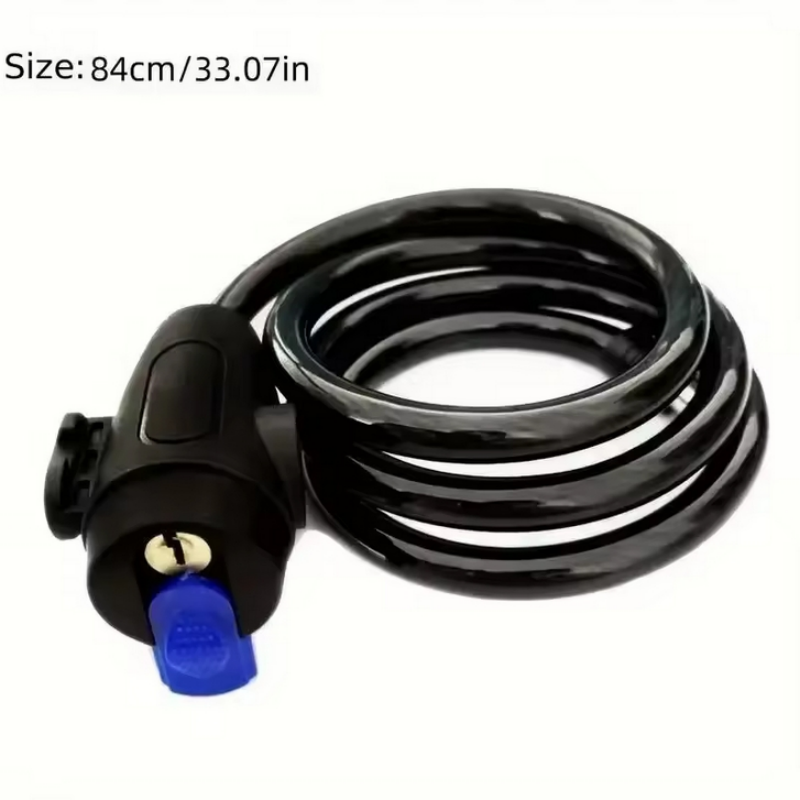 Serrure de chaîne de moto robuste, antivol en métal avec 2 clés pour une sécurité maximale et un renfort du vélo