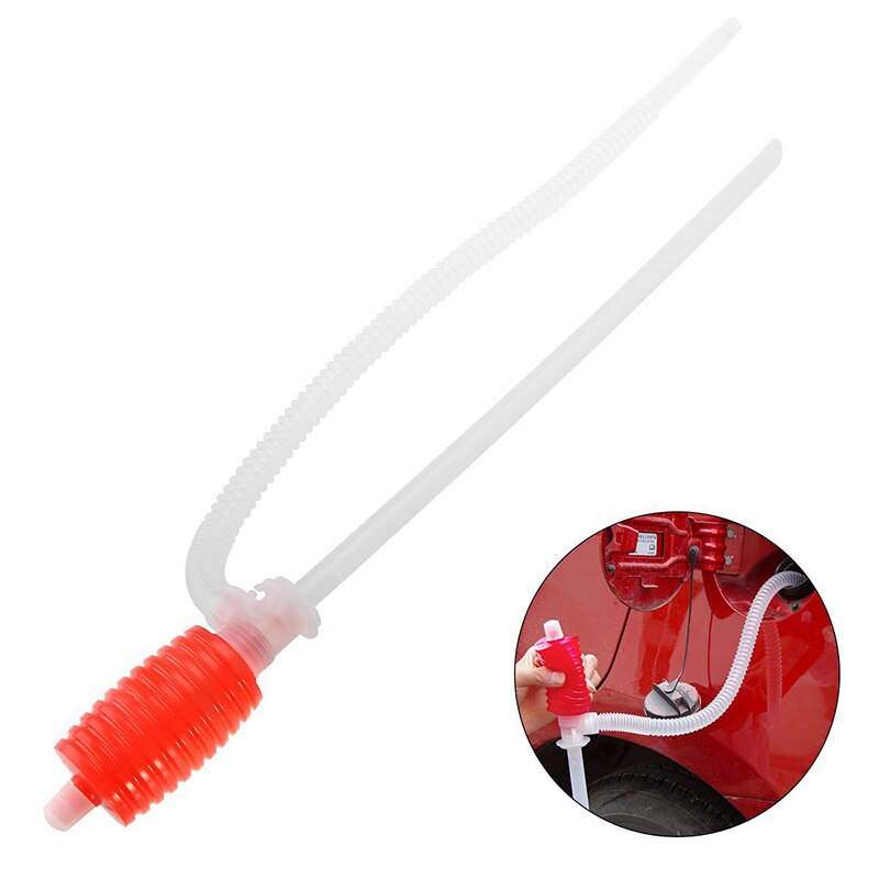 Durable Hand Siphon Syphon Transfer Pump Petrol Fuel Fish-Tank Water Liquid Oil Pump: Default Title