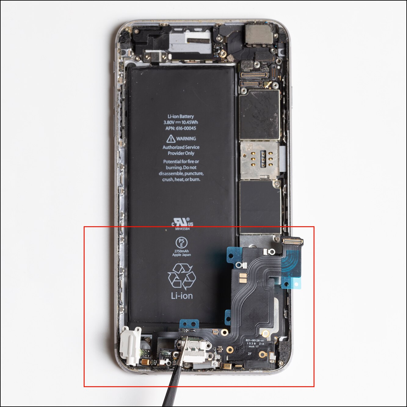 Connecteur de chargeur USB pour iPhone 7 8 Plus X XR XS max, câble flexible avec Microphone et prise Audio pour casque, 1 pièce