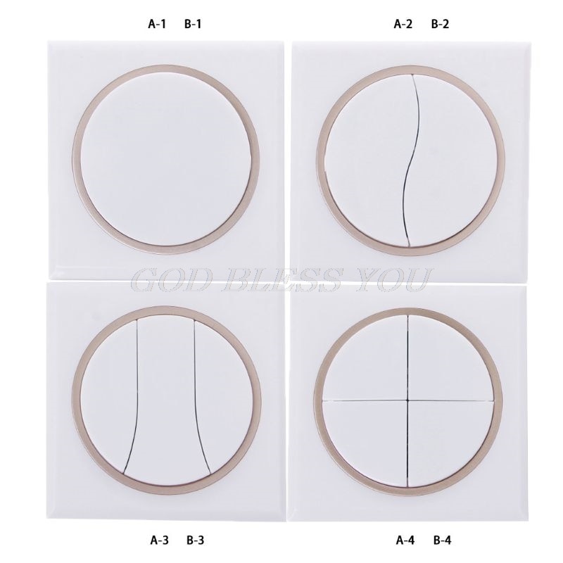 433Mhz RF Wireless Remote Control Switch 86 Wall Panel Transmitter With 1 2 3 4 Button For Home Room Hall Bedroom Ceili