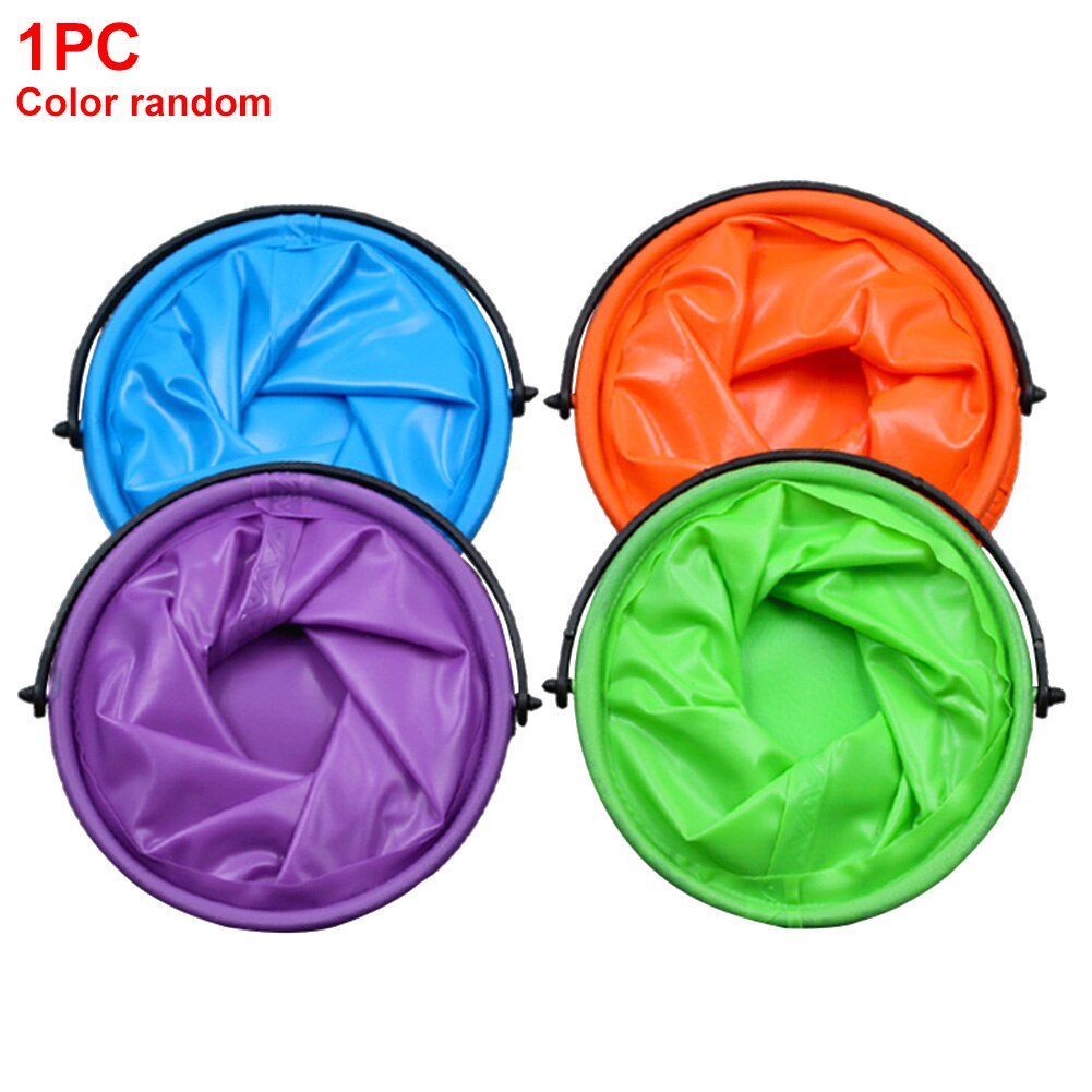 Portable Ergonomic Tools Folding Bucket Supplies Kitchen Outdoor Camping With Compartment Bathroom Travel Fishing Camping