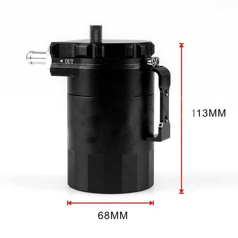 Oil Catch Can Universal Fuel Tank For Motorcycle Aluminum Oil Reservoir Tank