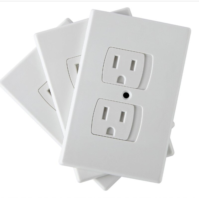 1/2/3pcs Electrical Socket Accessories US Plug Socket Cover Self Closing Socket Outlet Covers: 3pcs