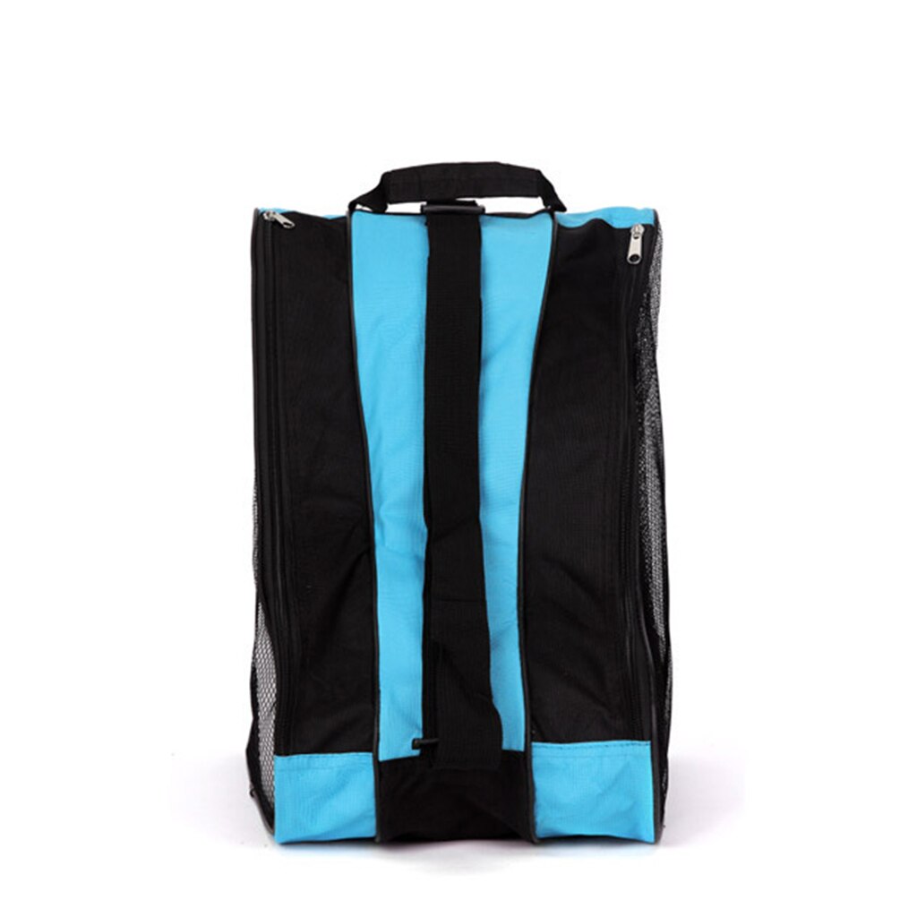 Thinkthendo 1 pc lâmina de rolo de gelo sapatos de patinação alça de ombro bolsa de transporte caso titular de três camadas 38x38x30cm