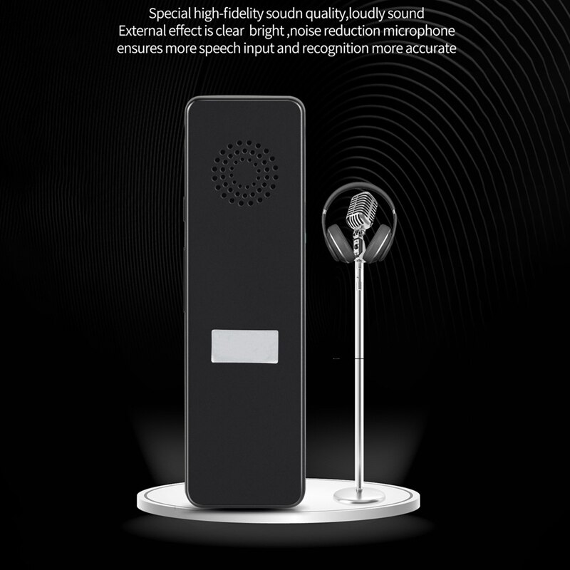 Mini traductor de 68 idiomas, traductor de batería recargable de 800 MAh en tiempo Real para aprender viajes y negocios