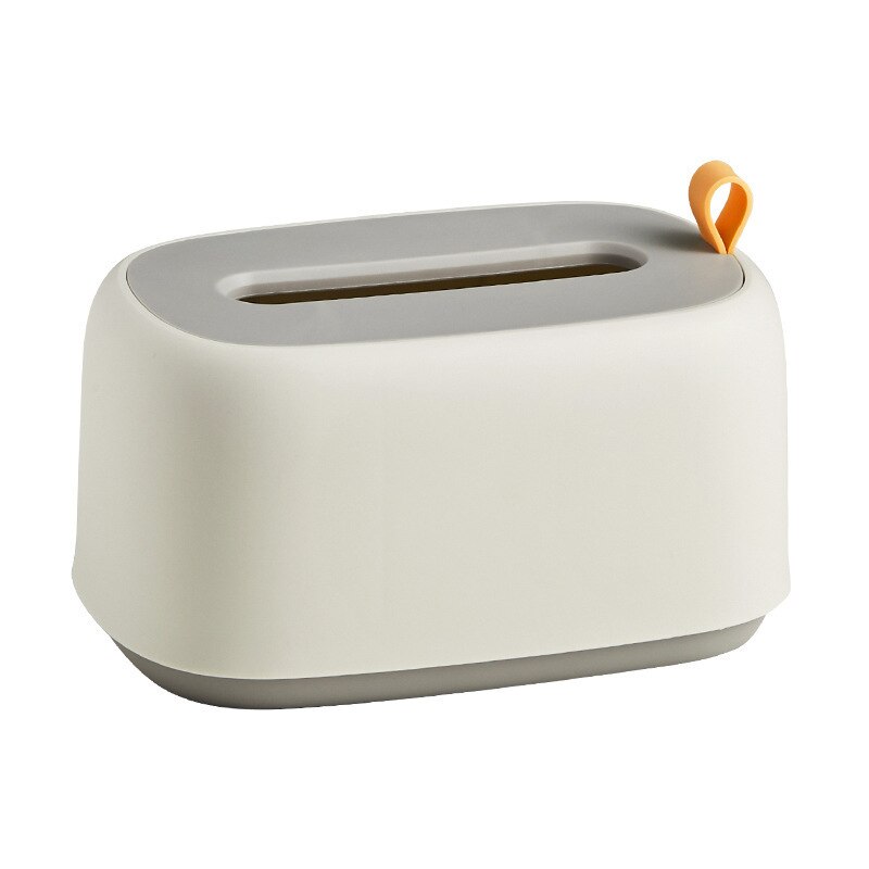 Wall Mounted Tissue Case Box Home Car Napkin Papers Toilet Paper Holder Case Table Decoration Bathroom Accessories: White