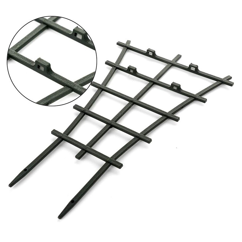 Plastic 12 Inches Superimposed Garden Plant Support DIY Climbing Rings Flower Vine Climb Rack Balcony Plant Flower Trellis #10
