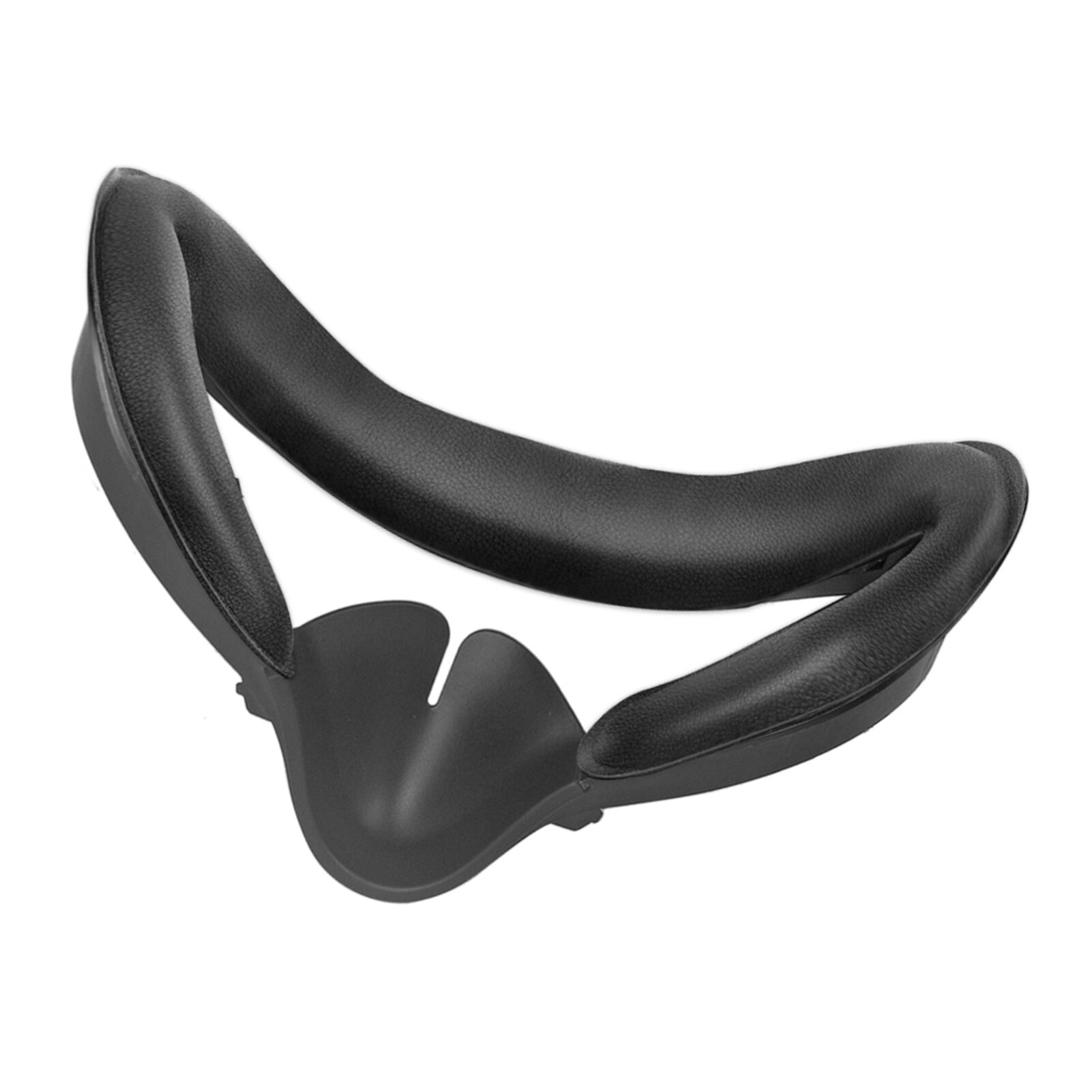 Vr Accessoires Eye Mask Cover Voor Oculus Quest 2 Vr Bril Licht Blokkeren Zachte Pu Lederen Gezicht Eye Cover Pad met Vr Lens Cover: Black
