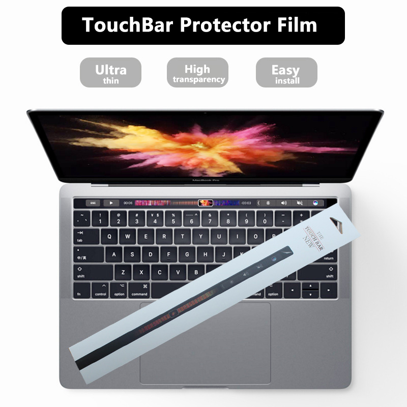 Touch bar protector klistremerke film for utgitt macbook pro 16 &quot; 13 15 med touch bar modell  a2159 a2289 a1706 a1989 a 2141