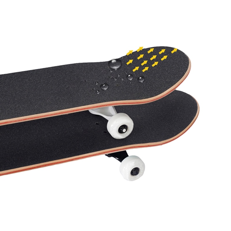 Cartoon Wit Alpacas Roze Hart 2 STKS Skateboard Grip Tape Sheet