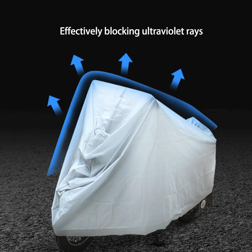 Motorfiets Outdoor Indoor Beschermhoes Waterdichte Fiets Scooter Outdoor Regen Stof UV Proof Zonbescherming Case Voor Motor