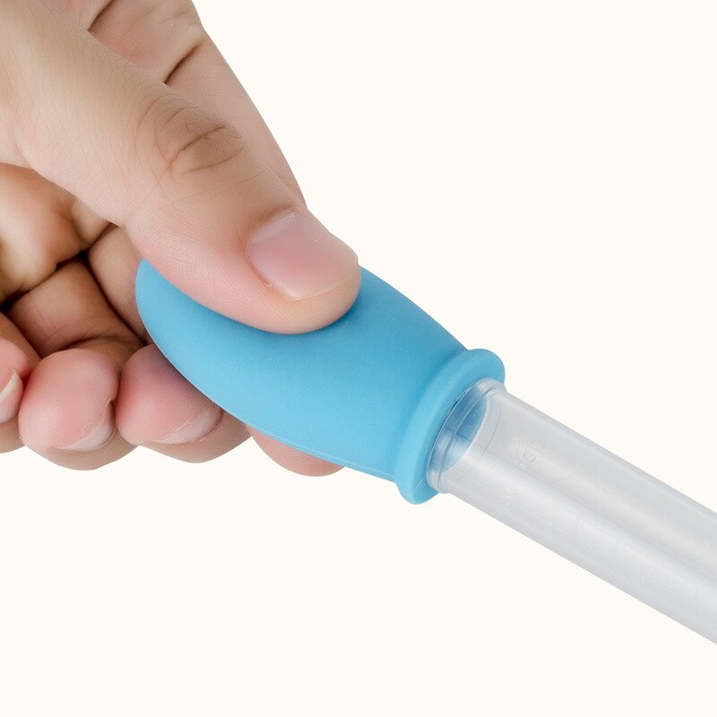 5 Pcs 5ml Silicone Pipette Liquid Food Dropper Plastic Baby Feeding Medicine Dropper Spoon Burette Infant Utensils