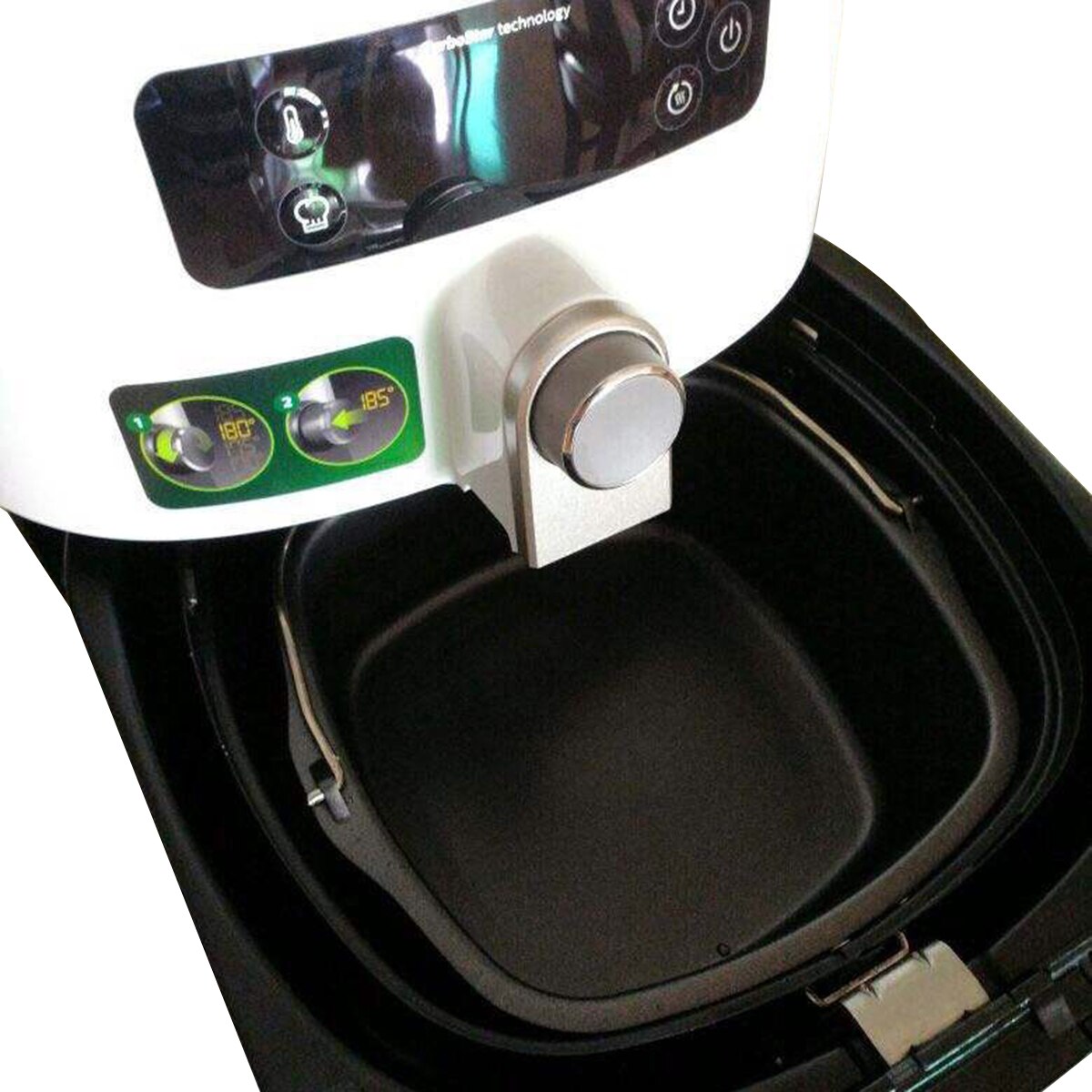 AA Air Fryer Non-stick Baking Dish Tray, Airfryer Bake Pan Kitchen Appliances, Black