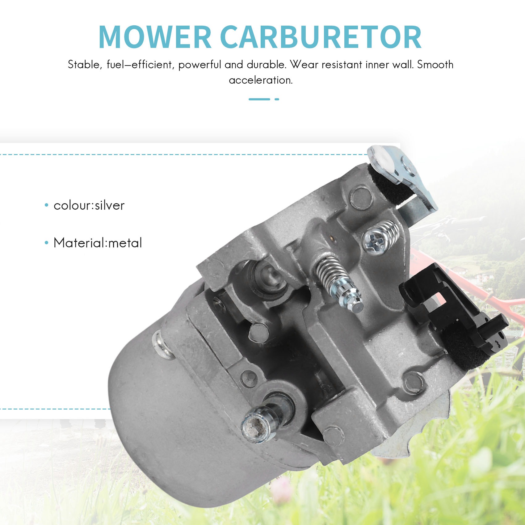 A27F-Carburetor For Riding Mower 12.5 Hp Briggs&Stratton LMT 5-4993 Walbro Murray Engine Accessory