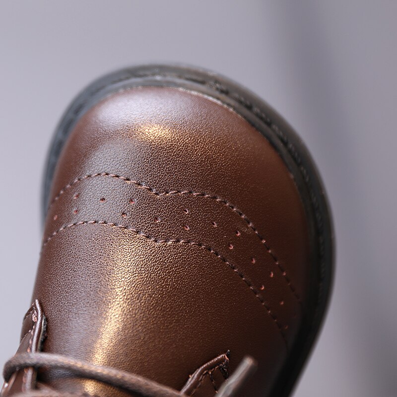 Bambini martino stivali 2020 di inverno delle ragazze morbide scarpe con la suola del piede più caldo scarpe dei ragazzi 1-3 anni vecchia versione Coreana dello stile Britannico